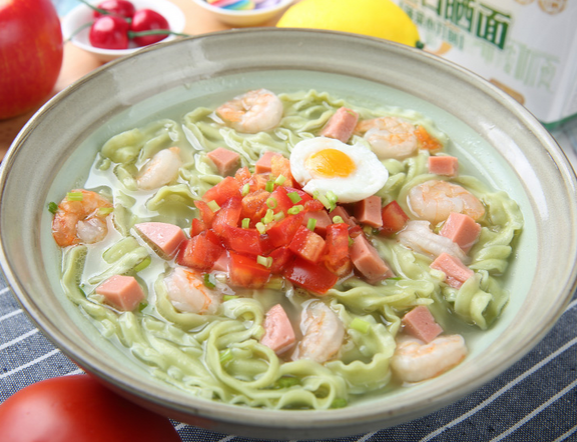 不要再吃挂面啦，尝尝有你一面菠菜刀削手工日晒面吧-JinMo之家