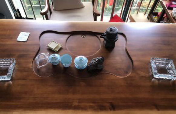 新中式实木茶桌椅组合实测，简约现代禅意泡茶-JinMo之家