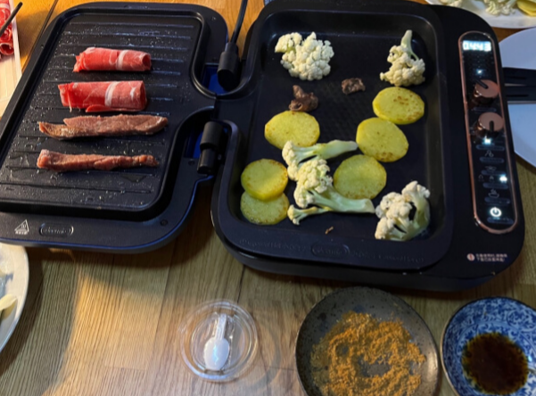 德尔玛多功能料理锅轻松实现边涮边烤-JinMo之家