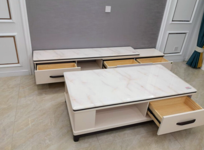 是你想要的新岩质主义！全友简约北欧风茶几柜测评-JinMo之家