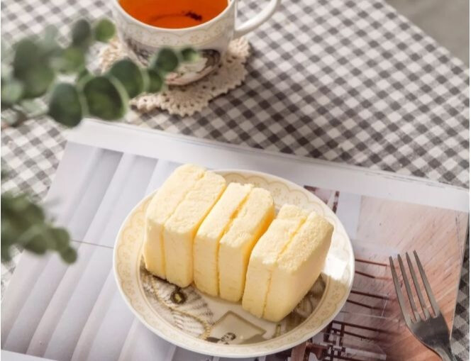 海盐芝士蒸蛋糕，吃一口就忘不掉！-JinMo之家