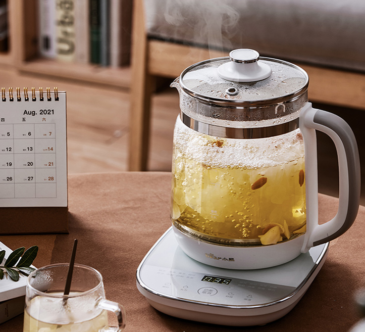 颜值超高的小熊养生壶，多段调温，让你爱上喝茶时光-JinMo之家