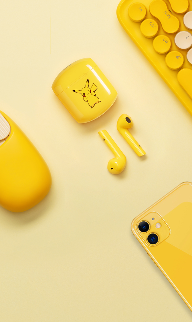 漫步者宝可梦联名款蓝牙耳机色调清亮,激发童年卡通梦-JinMo之家