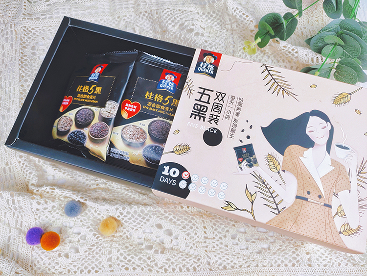 桂格5黑双周装麦片测评:灵动便携,放心享受轻食生活-JinMo之家