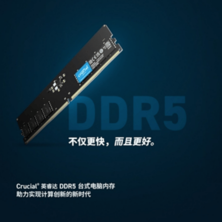 英睿达DDR5内存 数据传输速度提高50%-JinMo之家