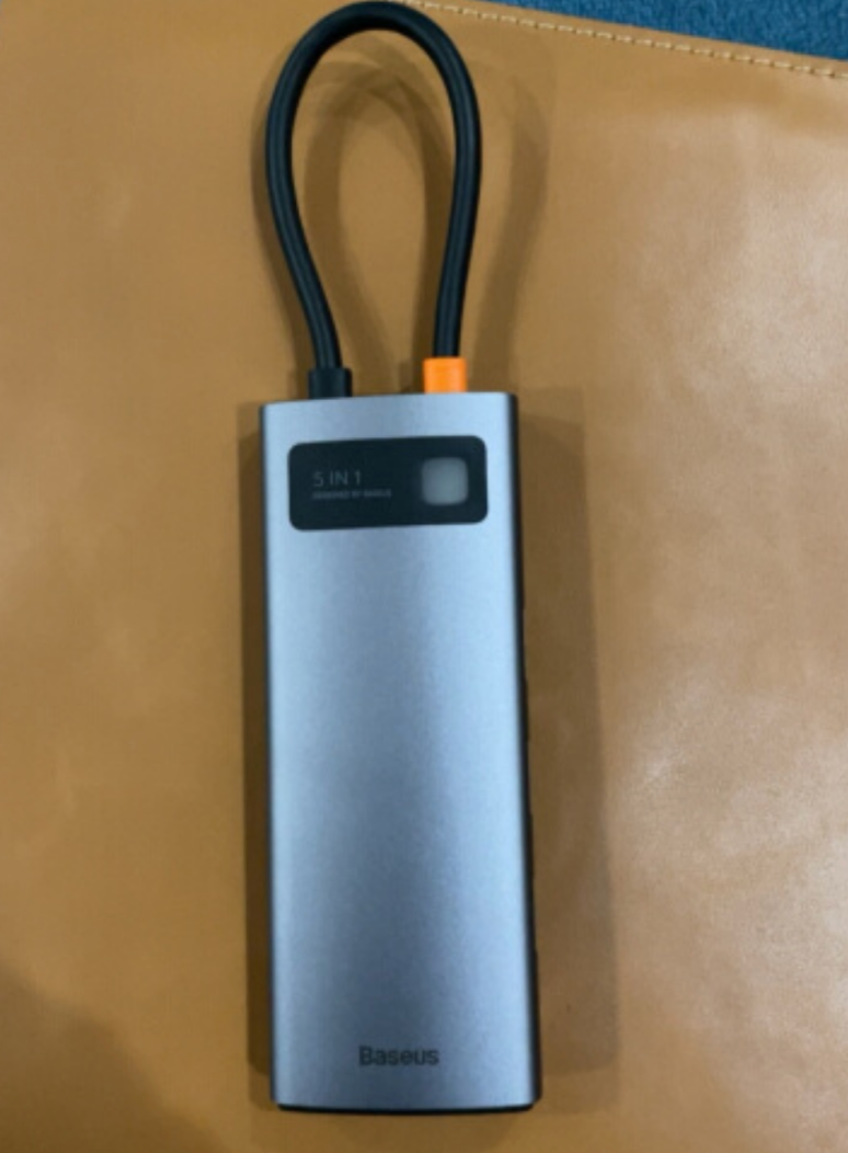 笔记本接口不足怎么办？一台倍思5合1扩展坞就能解决-JinMo之家