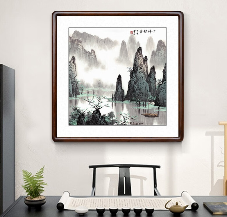 客厅悬挂的装饰画,可以美化环境,衬托主人品味-JinMo之家