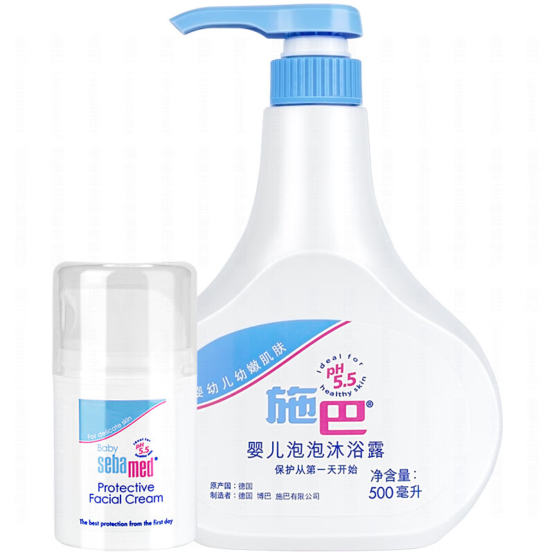 施巴 婴儿泡泡 沐浴露