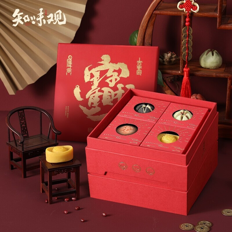 中华老字号的正宗糕点，知味观糕财进宝礼盒测评-JinMo之家