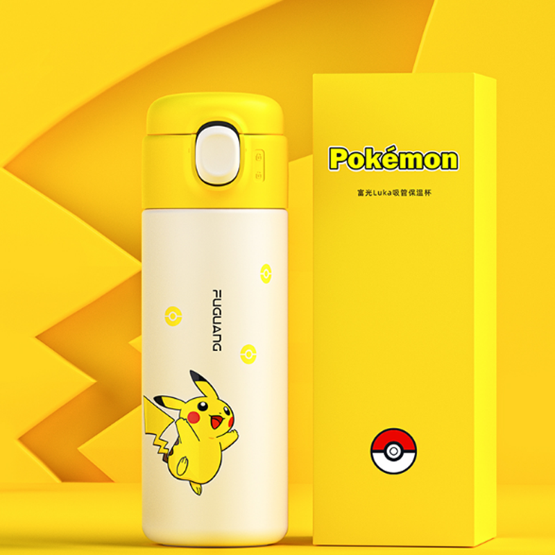 富光宝可梦联名款保温杯抗菌便携,在校常喝水不易上火-JinMo之家