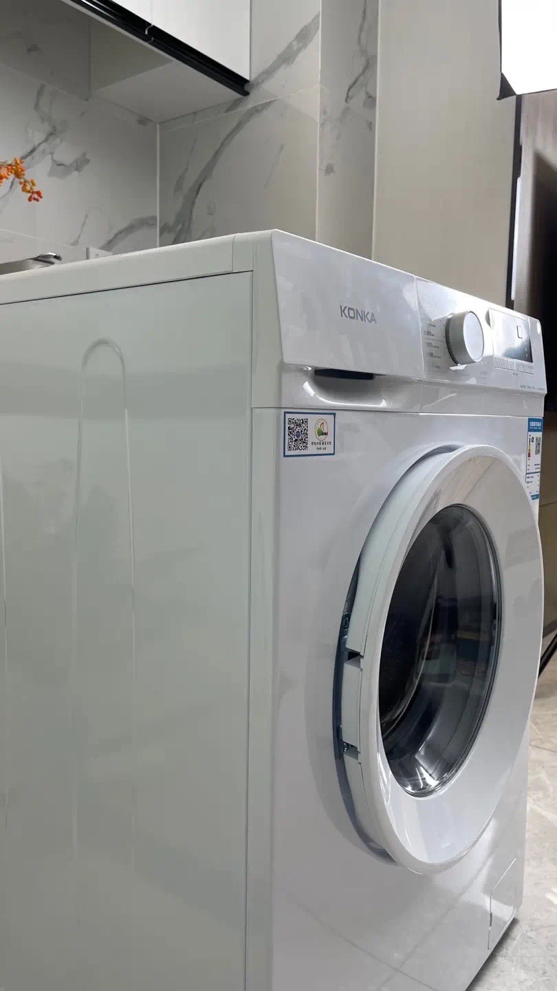 康佳10KG智慧洗衣机评测：高温蒸汽护理，熨平衣物的第2张示图