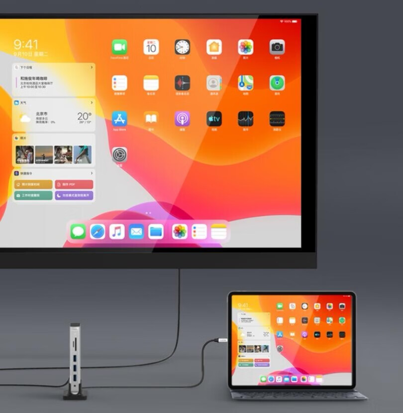 笔记本的接口不太多，请一个拓展坞来救援-JinMo之家