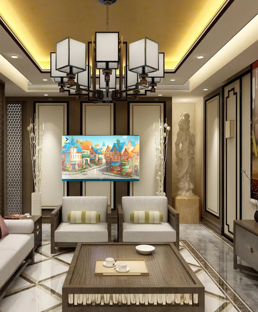 我的家庭游戏厅，都是海尔电视打造的！-JinMo之家