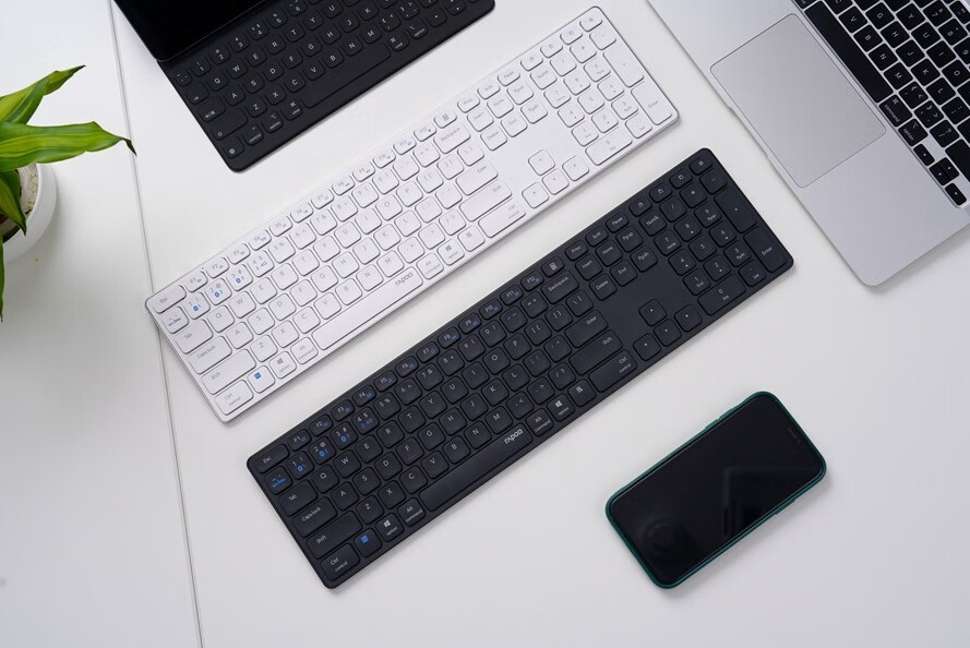雷柏E9550G多模无线刀锋键盘,外观轻薄且手感轻柔-JinMo之家