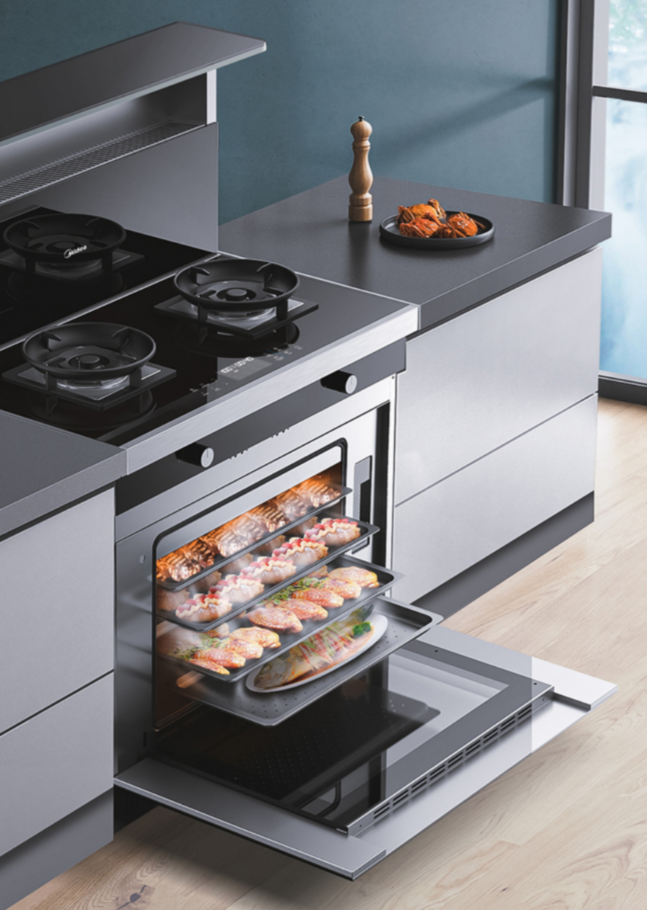 能蒸善烤的蒸烤一体集成灶，轻松化身美食家的第3张示图