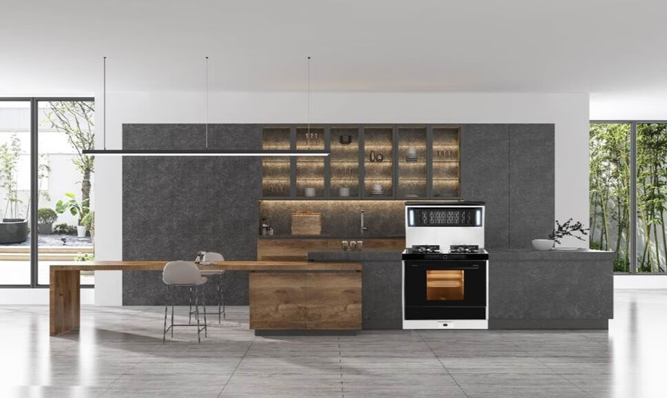 大家庭的集成灶，要够大才算好。-JinMo之家