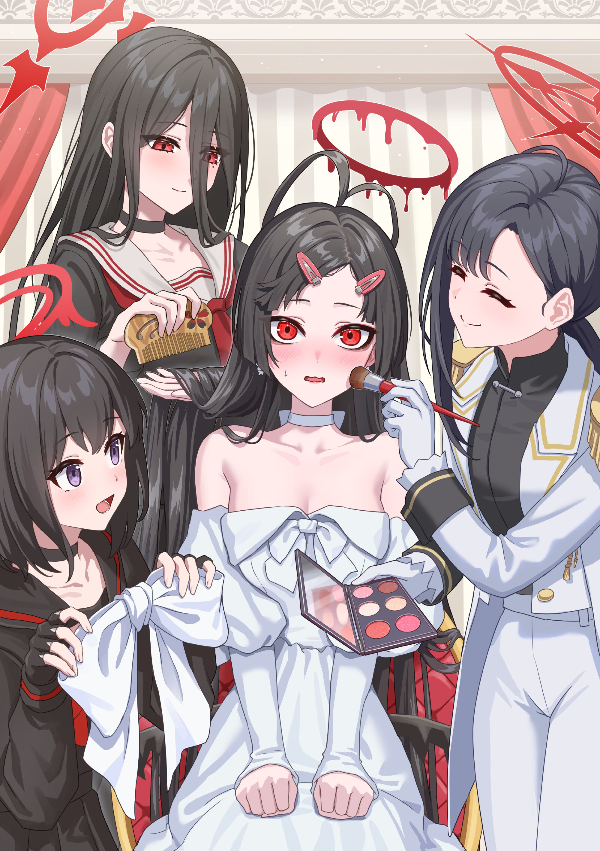 【P站画师】可爱萌妹子!画师しもうみ的插画作品