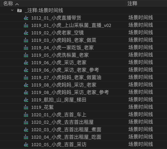 纪录片开剪前必须做的五步：四 素材整理