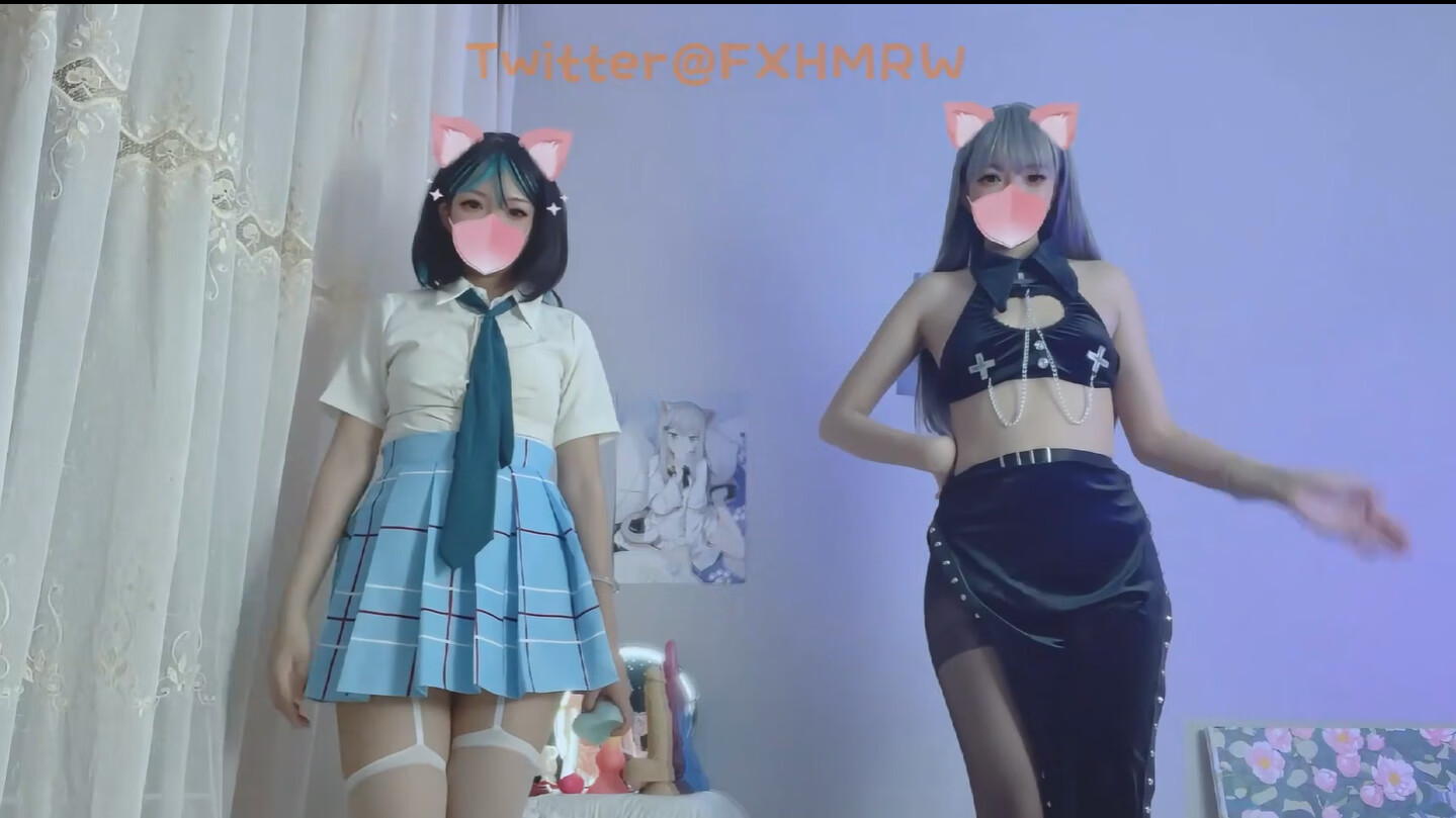 小仙云儿：抖音风反差宅舞福利姬