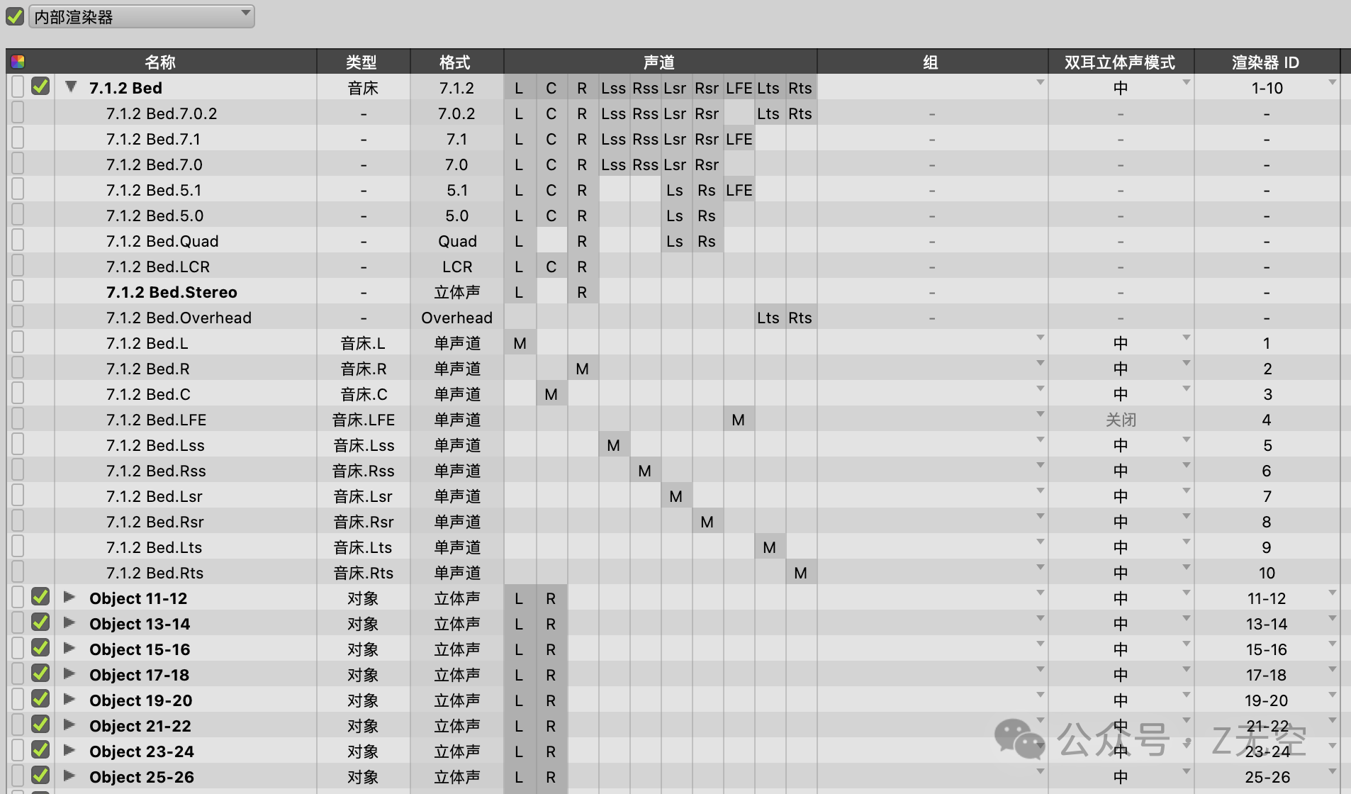 全景声（一）Protools内置渲染器设置
