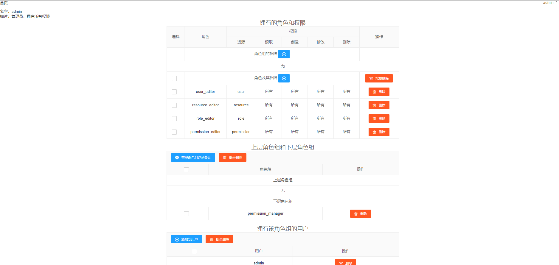 一个基于角色的访问控制（RBAC）的简单示例