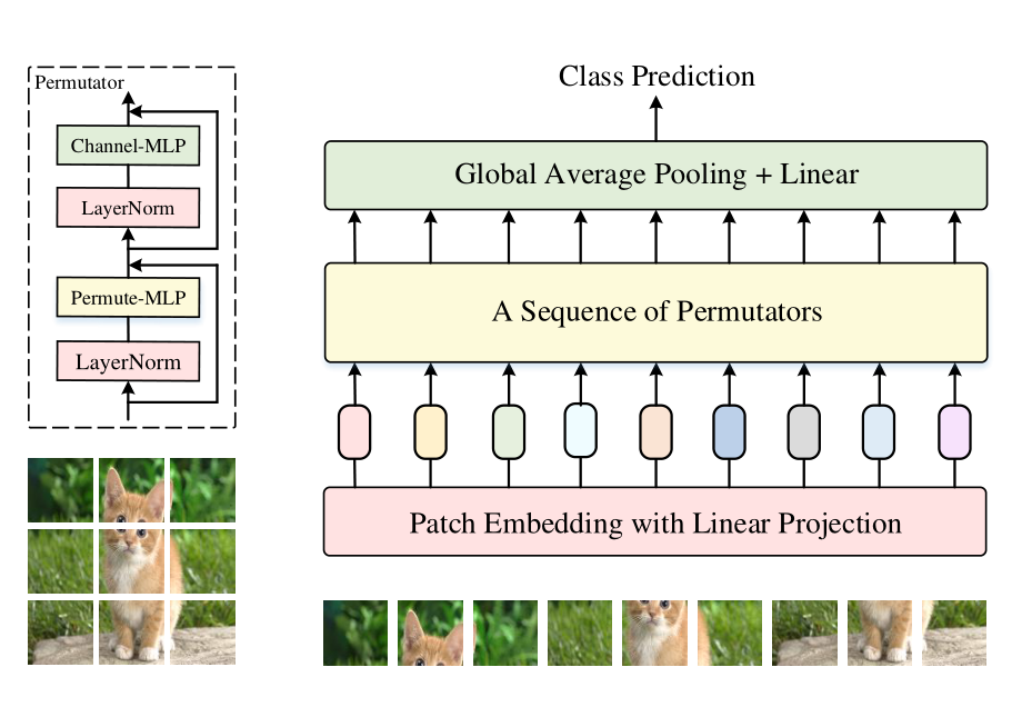 《Vision Permutator: A Permutable MLP-Like ArchItecture For Visual Recognition》论文笔记