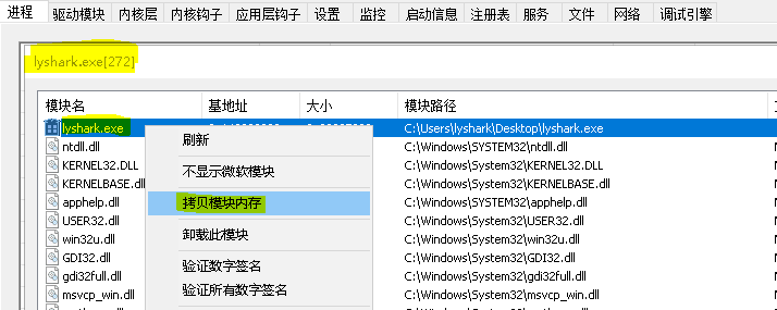 驱动开发：内核中实现Dump进程转储