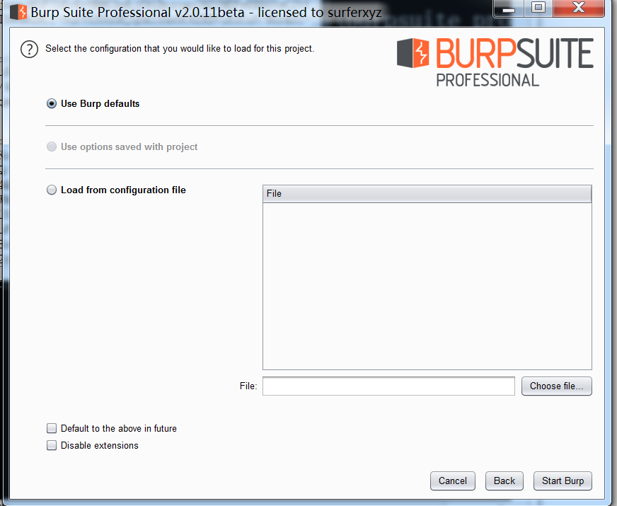 Burpsuite(科学版)安装教程