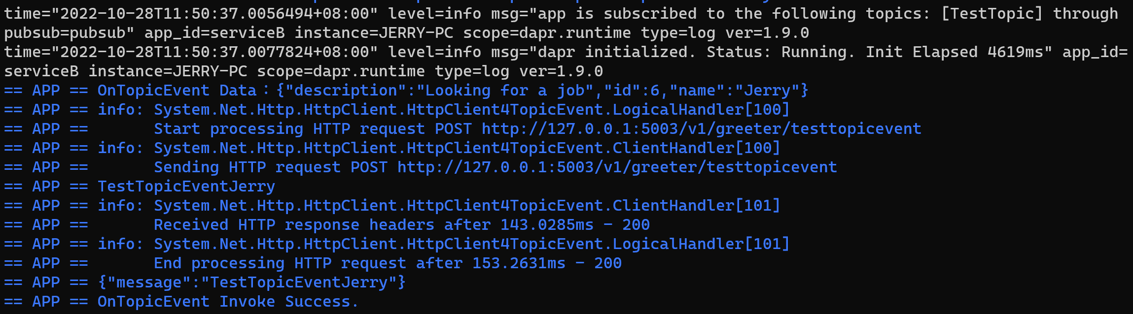 Dapr实现.Net Grpc服务之间的发布和订阅，并采用WebApi类似的事件订阅方式