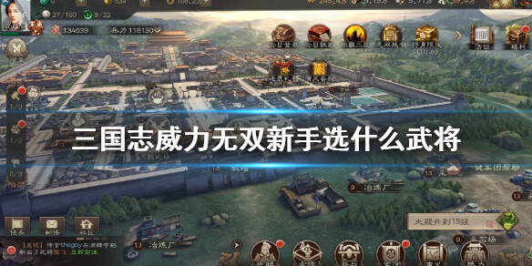 《三国志威力无双》新手选什么武将