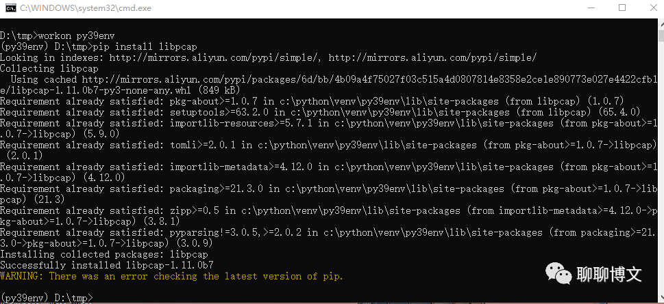 python3使用libpcap库进行抓包及数据处理