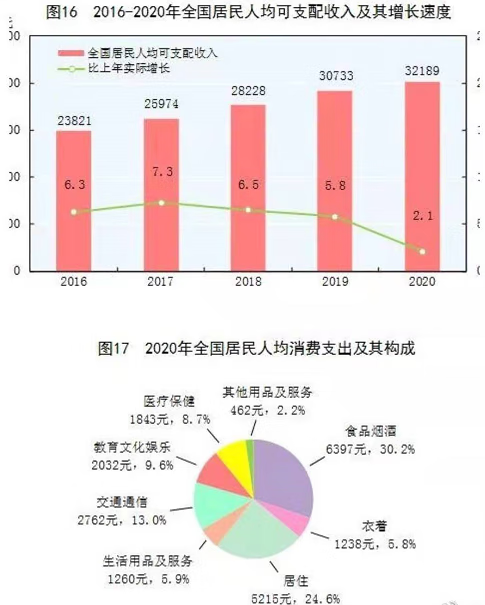 2020年居民人均可支配收入怎么查看