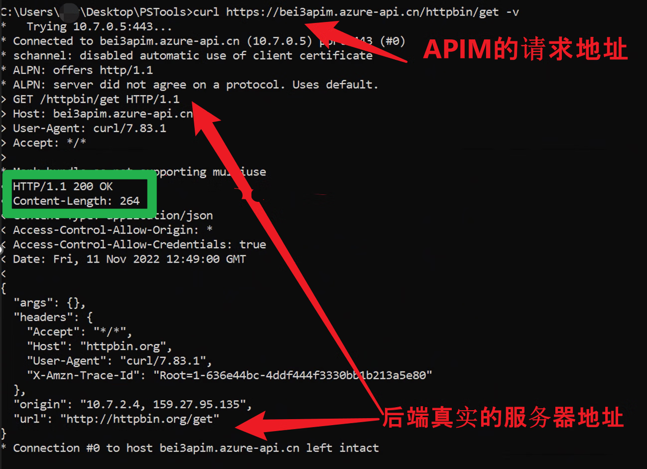 【Azure API 管理】Azure APIM服务集成在内部虚拟网络后，在内部环境中打开APIM门户使用APIs中的TEST功能失败