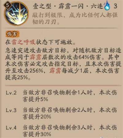 《阴阳师》我妻善逸技能一览