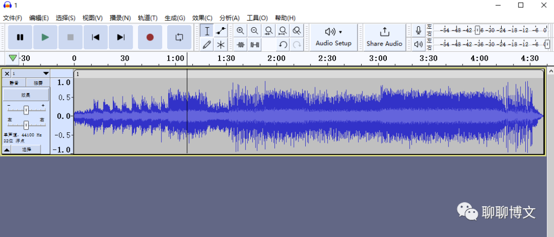 Audacity开源音频处理软件使用入门