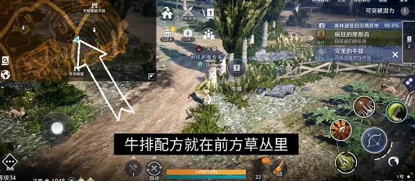 《黑色沙漠》手游完美的牛排任务完成攻略