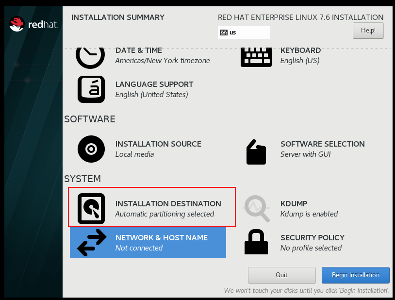 VMware16安装RedHat7.6步骤