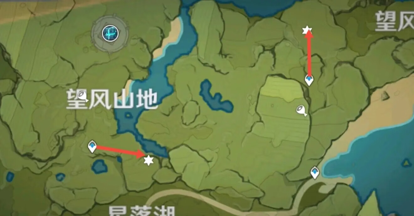 《原神》魔晶矿采集路线图