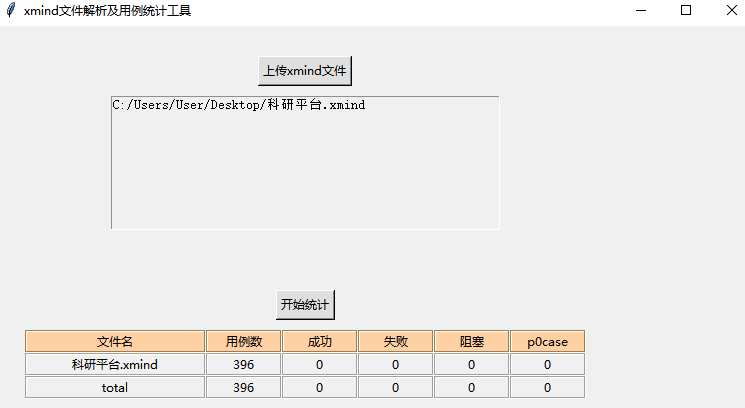 python提效小工具-统计xmind用例数量