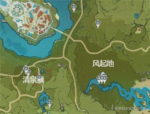 《原神》晶蝶密集分布位置分享
