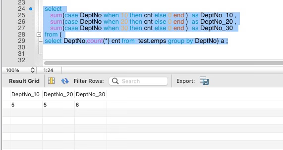 SQL 报表制作和整形