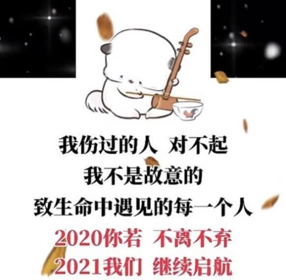 《抖音》2020你若不离2021我们继续图片分享