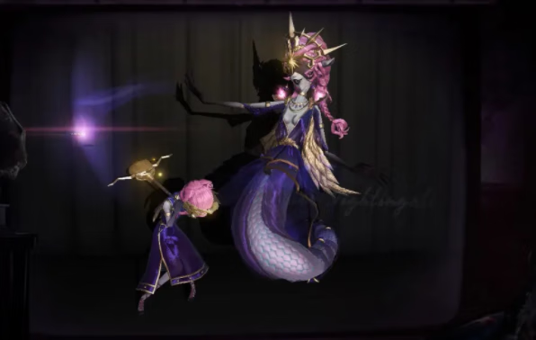 《第五人格》梦之女巫逆位审判皮肤特效展示