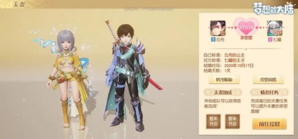 《梦想新大陆》怎么结婚