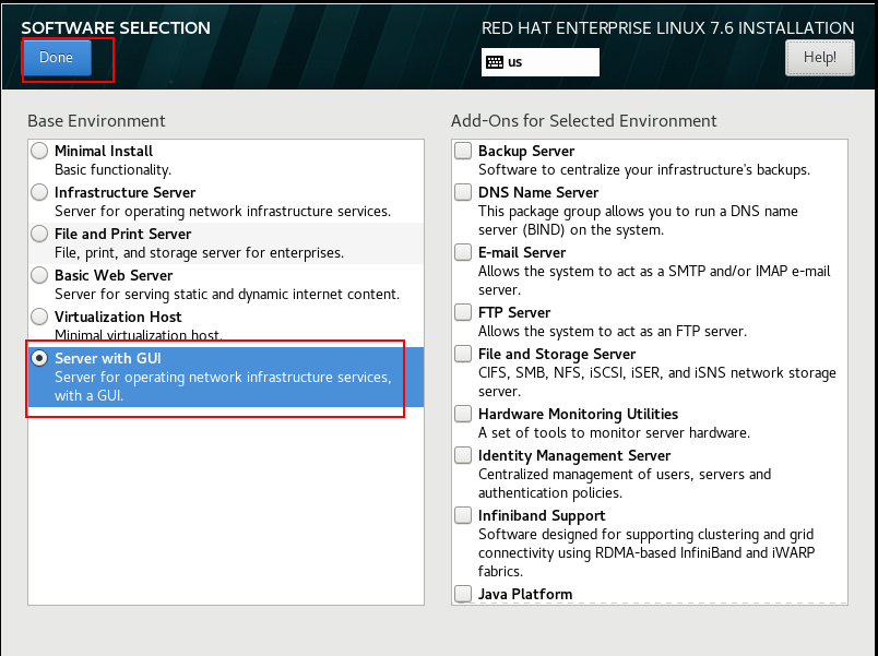 VMware16安装RedHat7.6步骤