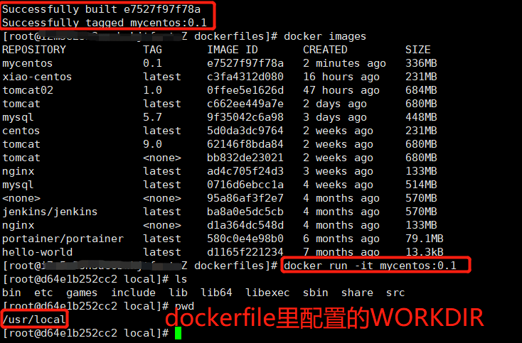 Docker | dockerfile构建centos镜像，以及CMD和ENTRYPOINT的区别