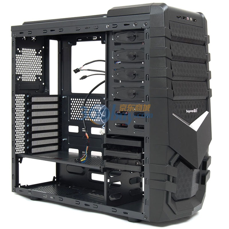 鑫谷(segotep)雷诺塔g2a标准版 侧板透明 中塔式电脑机箱(银色)【图片