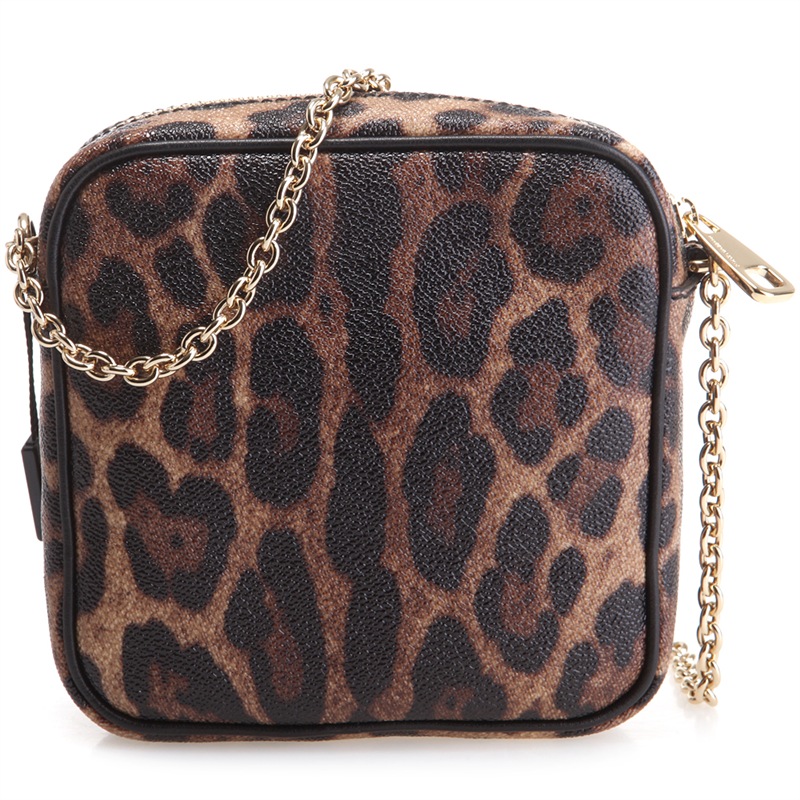 dolce&gabbana 杜嘉班纳女士棕色豹纹链条单肩斜跨包 bb4940 a7158