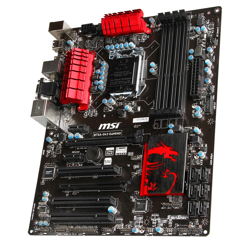 微星(msi) b75a-g43 gaming主板(intel b75/lga 1155)【图片 价格