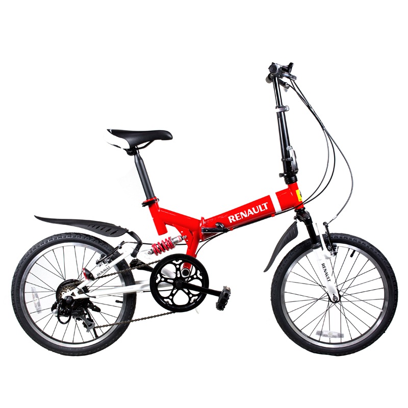 renault 雷诺 城市休闲系列折叠自行车 rs207h 波尔红 20寸
